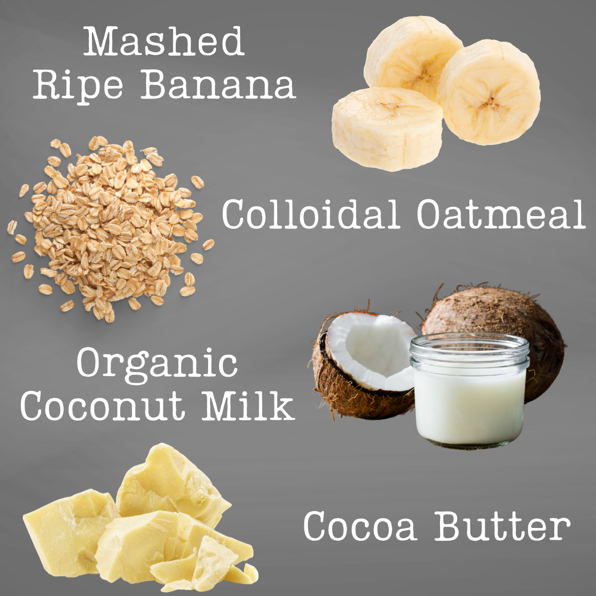 Banana, Milk + Oatmeal