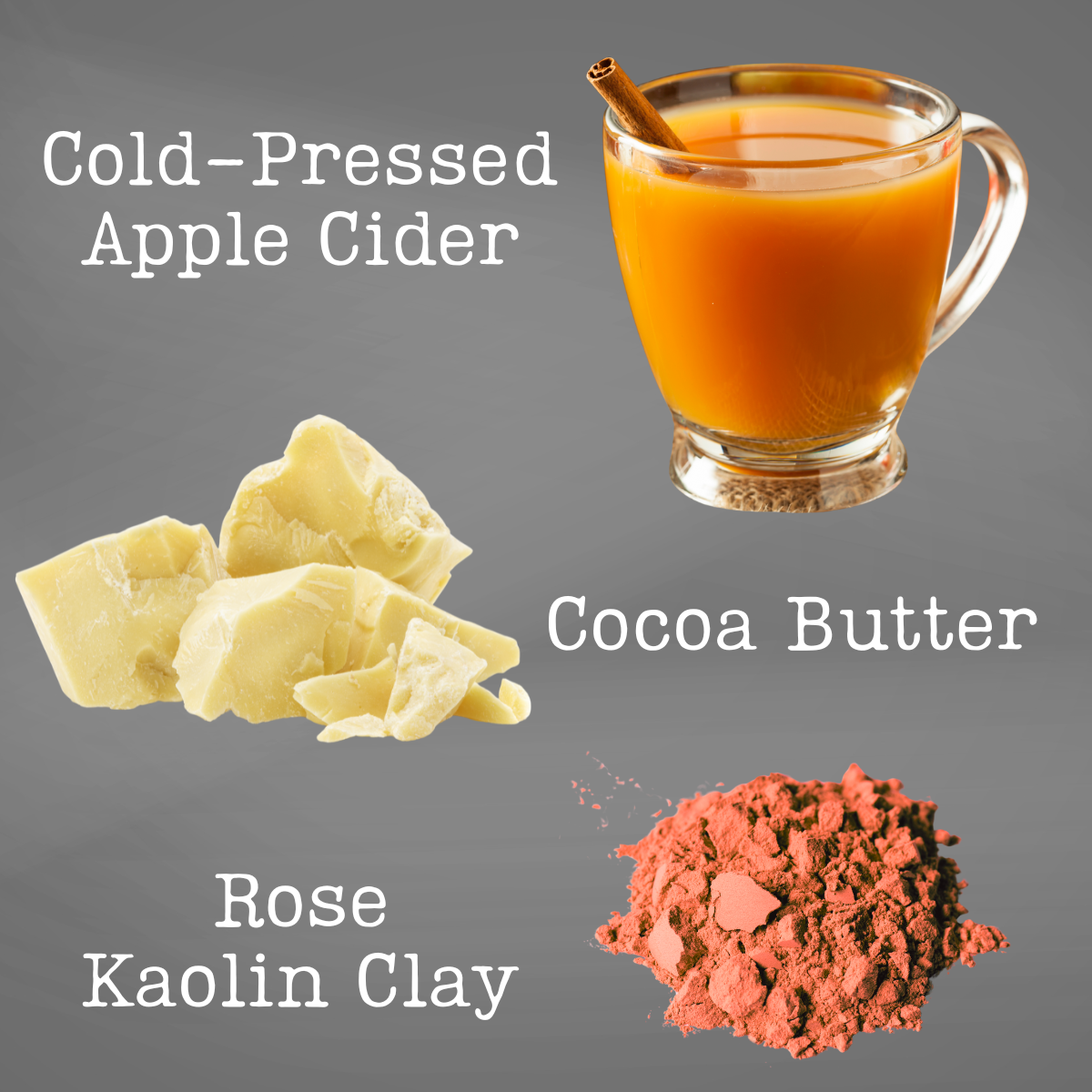 Mulled Cider featured beneficial soap ingredients